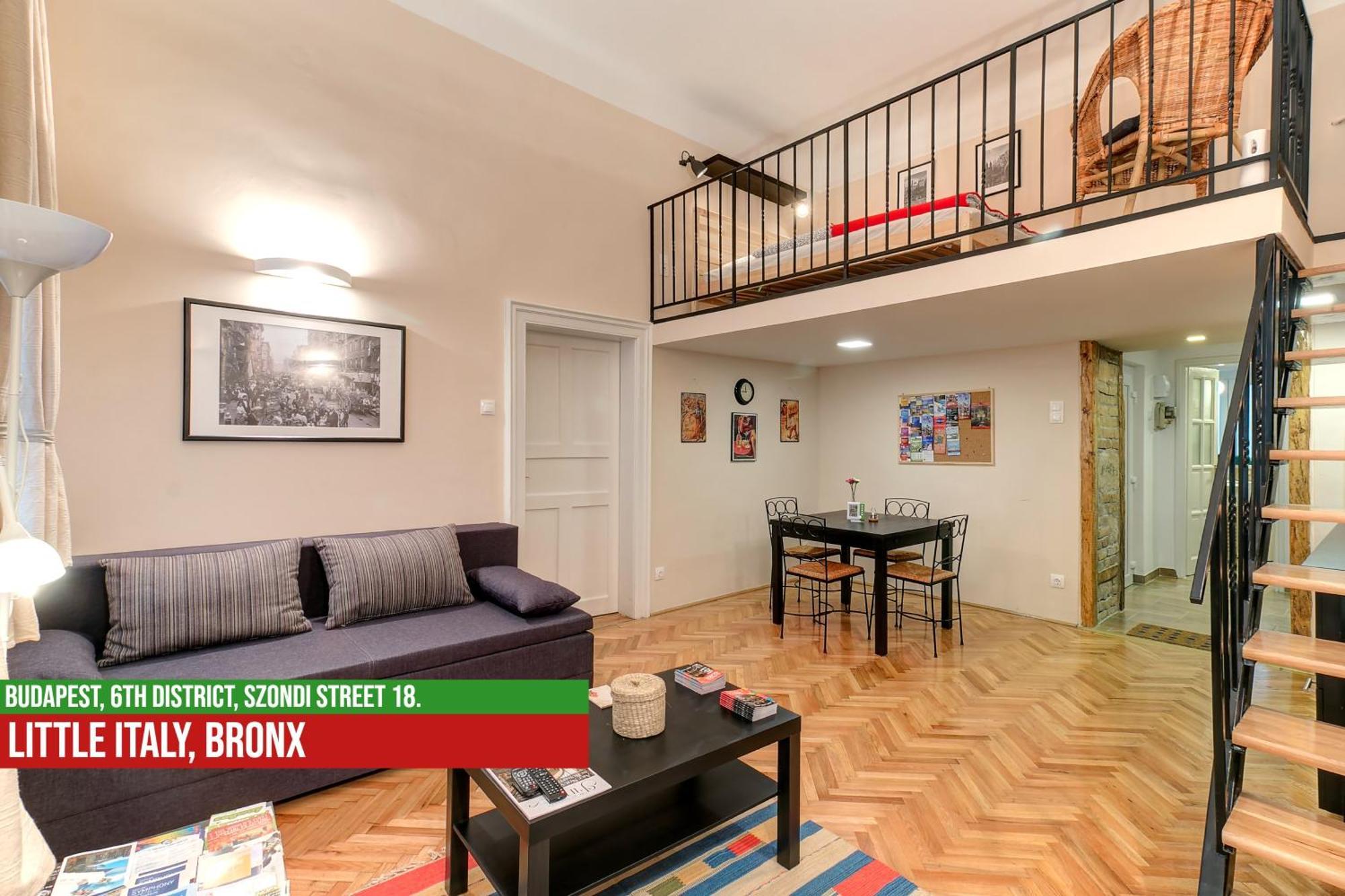 בודפשט Little Italy Bronx Apartment מראה חיצוני תמונה