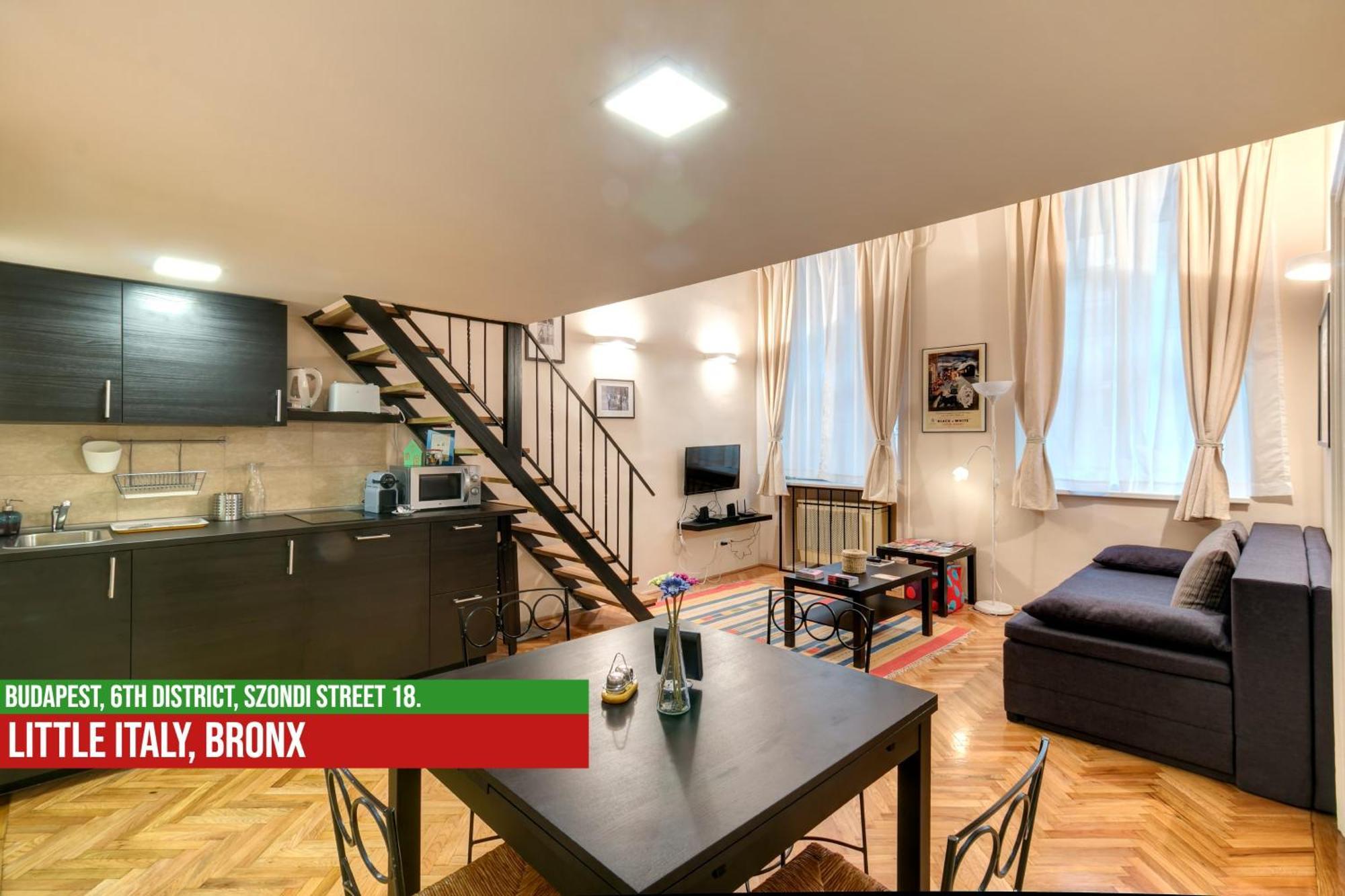בודפשט Little Italy Bronx Apartment מראה חיצוני תמונה